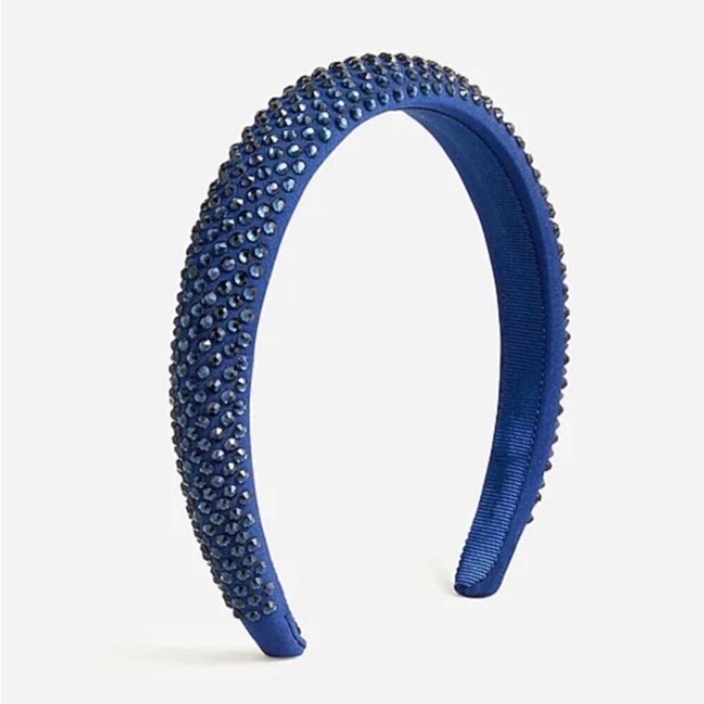 J. Crew Dark Evening Rhinestone studded headband